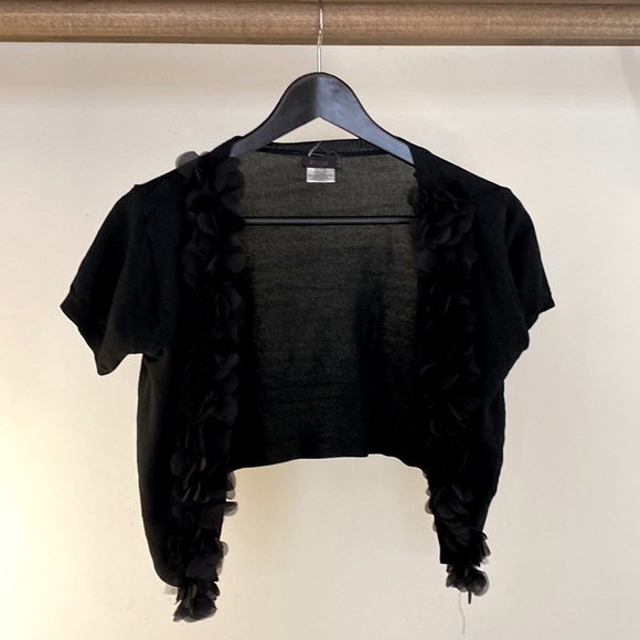 Cropped Short Sleeve Fairy Ballet Core Cardigan - Picture 4 of 6